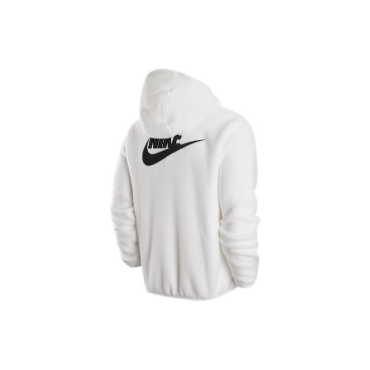 Nike Толстовки Мужские Белые С Капюшоном Средней Посадки Обычные DV8155-100