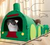 Тоннель для кошек Гофрокартон Стена Мебель Уютный Поезд