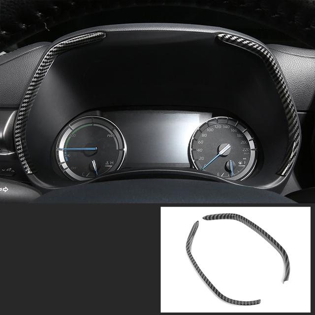 Для Toyota Highlander XU70 Refit 2022 автомобильные внутренние молдинги из углеродного волокна, крышка панели передач, аксессуары для рамки