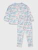 Pajama set for girls PEANUT jersey long sleeve T suit 15115430380120 [Peanuts]