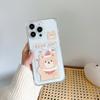 Zhitai Cartoon Bear Card Holder Case for iPhone Models 78Plus, 14, 16 Pro Max, XR, and iPhone 15.