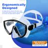 Scuba Diving Mask Silicone Skirt Swim Goggles Anti-Fog Snorkeling Mask for Adult