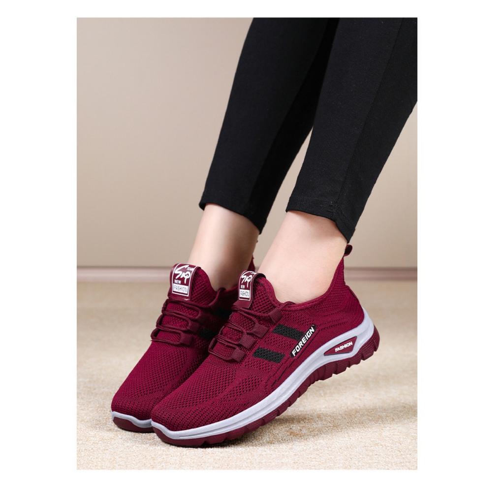 Women's Summer New Outdoor Breathable Mesh Shoes Fashion Casual Shoes Women's Shoes Low Cut Women's Sports Single Shoes