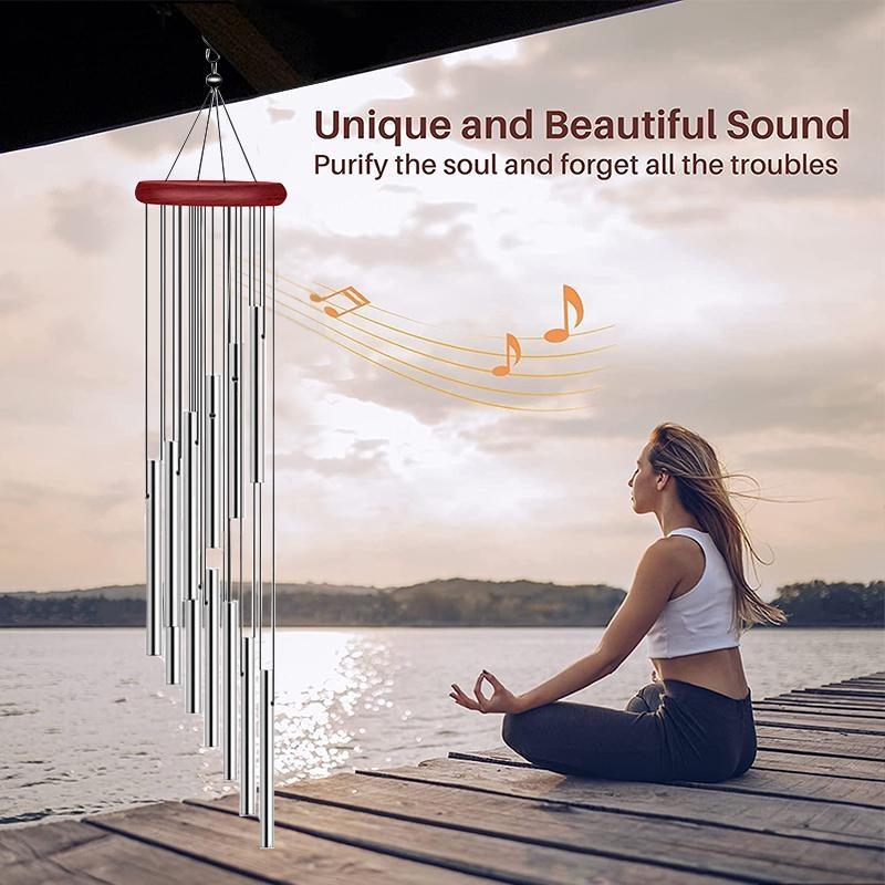 Сочувствие колокольчикам на открытом воздухе, подарочное украшение с колокольчиками для дома, патио, сада, улицы, женского дня, дня матери и подарков на день рождения