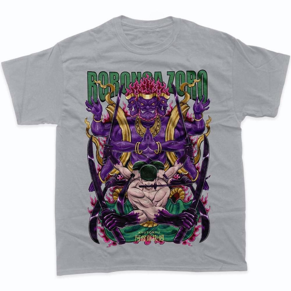 One Piece Unisex Unisex Cotton Tshirt Roronoa Zoro Summer Anime Tee 2026 Summer Shortsleeved Retro Harajuku Y2k Streetwear Tops