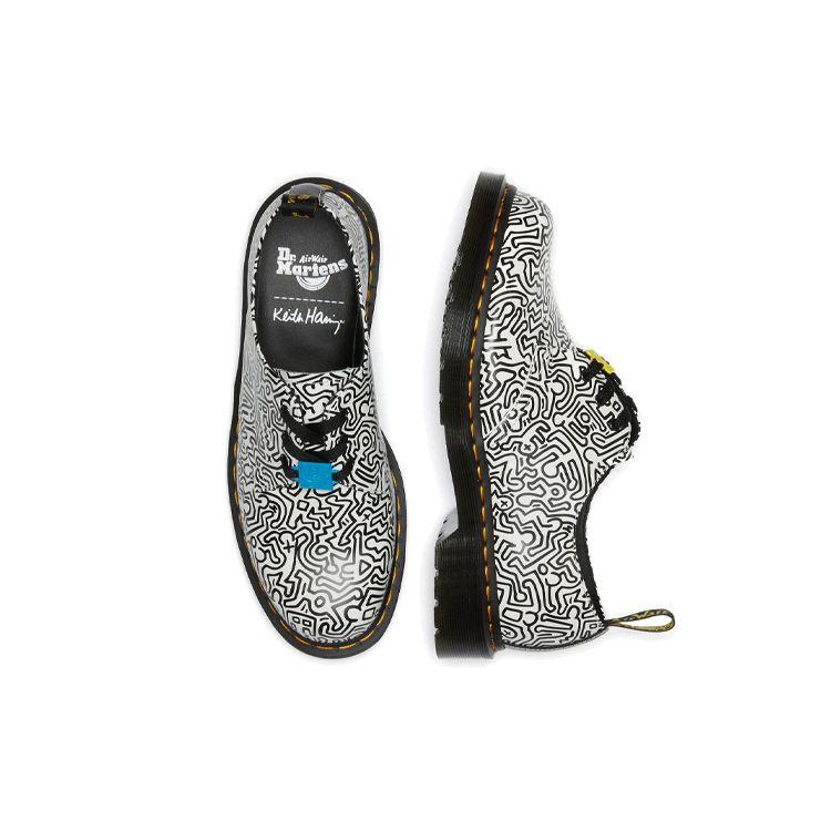 Dr. Martens Keith Haring X 1461 Allover Print Unisex Sneakers White Black 26833009