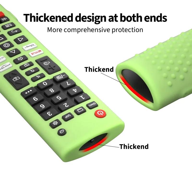 Silicone Case Protective Cover Fit for LG AKB75375604 AKB75095302 AKB73715601 for LG AKB Series Smart TV Remote Control Cover 3