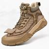 Мужские ботинки для активного отдыха с высоким верхом и нескользящей подошвой для походов на осень и зиму