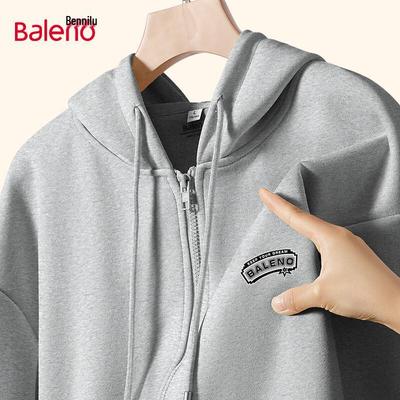 Мужской кардиган с капюшоном Baleno, тяжелый вес, свободный крой