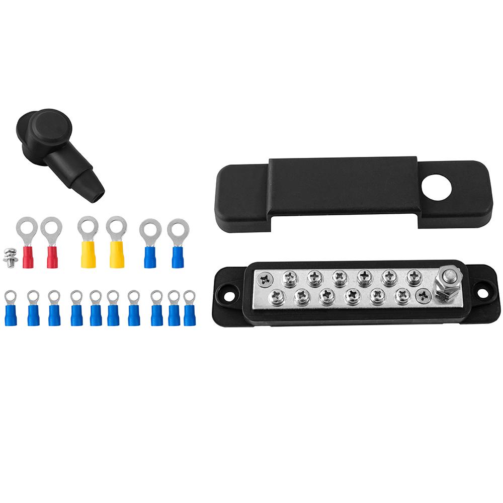 12 Way Bus Bar Auto Marine Boat Power Distribution Terminal Block 150A Rated 12V