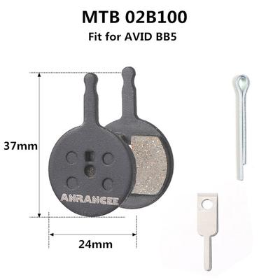 Велосипедные металлические полимерные дисковые тормозные колодки для велосипедных пар Avid XO TRAIL ELIXIR BB5 BB7