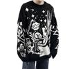 Y2K Hip Hop Street Harajuku Winter Hoodie Loose Retro Gothic Sweater Top