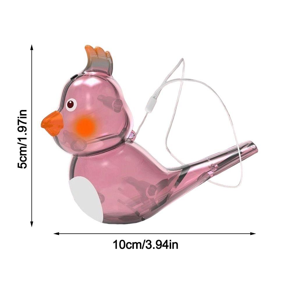 Multicolor Cartoon Bird Whistle Add Water Warble Whistle Musical Instrument Toys Children Toy