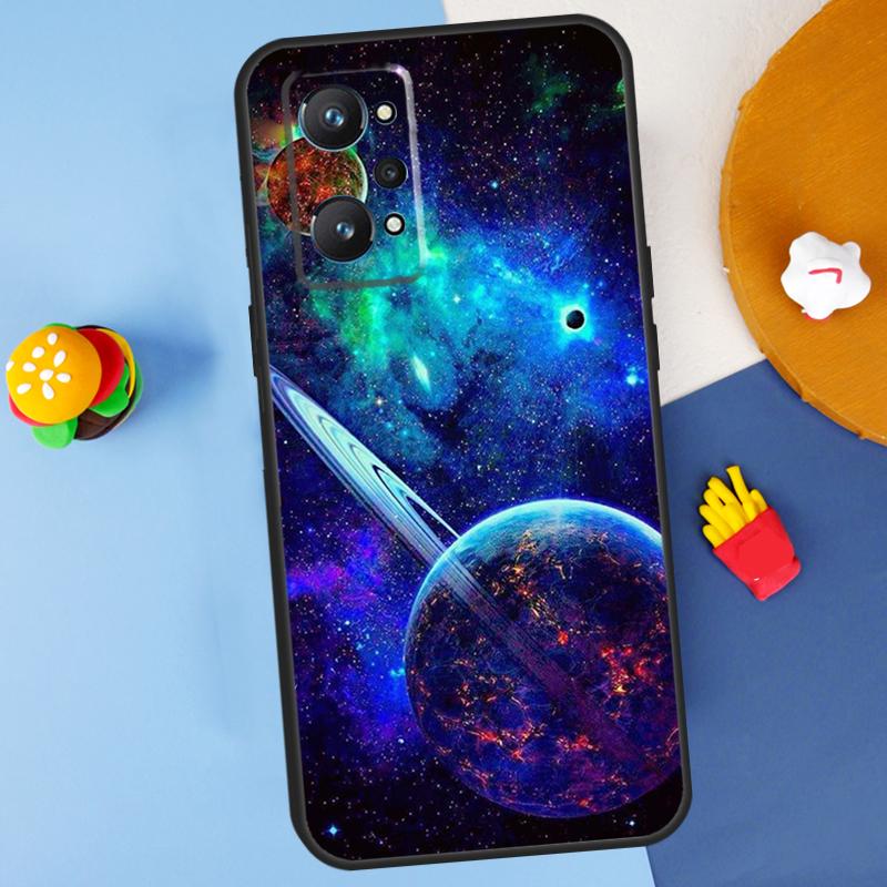 Космос Солнечная система Планеты Вселенная Для Realme GT7 Pro GT 6T 6 5 C67 C61 C55 C53 C51 C21Y C25S C75 10 11 12 13 14 Pro Plus Чехол
