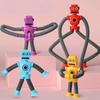 4/16 шт. Игрушки-роботы с присосками Pop Tubes, снимающие стресс, телескопические роботы, сенсорные игрушки оптом, забавный подарок для детей, мальчиков, девочек