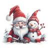 Fun-m201 Santa Claus Snowman Santa Hat Toilet Post Bathroom Toilet Home Decoration Stickers Wholesale