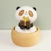 Музыкальная шкатулка с вращающейся пандой для домашнего декора и коллекционирования