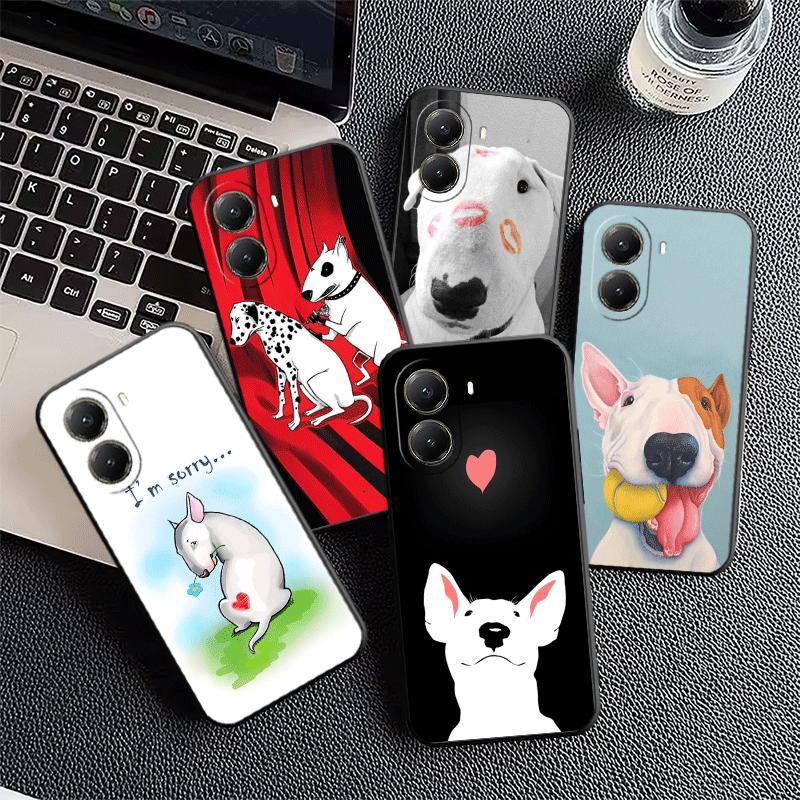 Bull Terrier Dog Cute Puppies Soft Phone Case for Xiaomi Poco X5 X6 X7 X8 Pro Max X3 F7 F8 Ultra M8 M7 M6 M5 Redmi 15 15C 14C 13