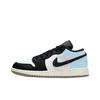 Air Jordan 1 Sea Salt Blue Кожаные износостойкие низкие баскетбольные кроссовки унисекс Синие 553558-092(Команда1119-)
