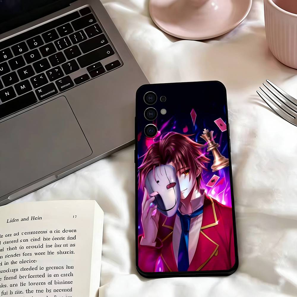 Чехол для iPhone Classroom of Elite-e Аянокодзи Черный Силиконовый Мягкий Для Samsung S25,S24,S21,S22,S23,S30,Ultra,S20,Plus,Fe,Lite