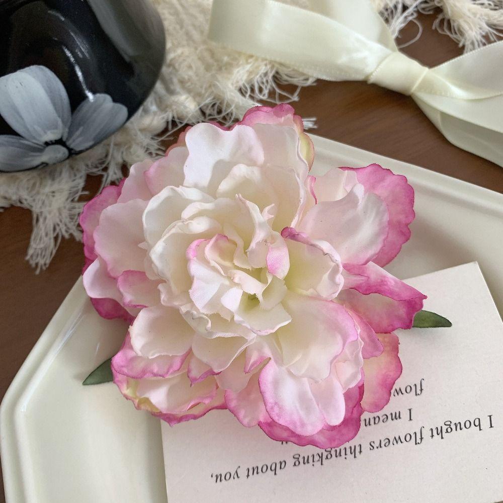 Cloth Rose Hairpin Bohemian Style Girl Hair Clip Cute Simulation Flower Hair Clip Wedding