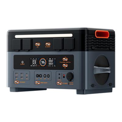 OSCAL PowerMax2400 Pro 2400 Вт Портативная электростанция, Батарея LiFePO4 2016 Втч, Солнечный генератор с 16 выходами, Быстрая зарядка за 1,6 часа, Управление через умное приложение