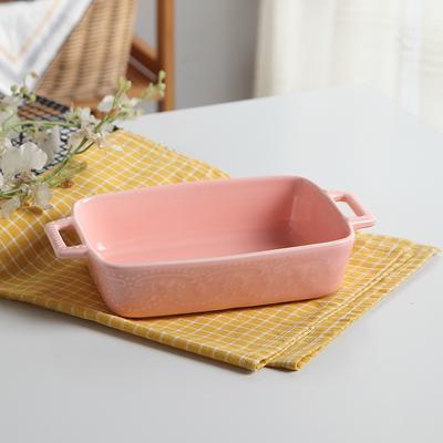 8inch, color embossed porcelain baking tray, ceramic oven tray, baking dish, bbq plate, buffet serving nordic pasta, salad plate