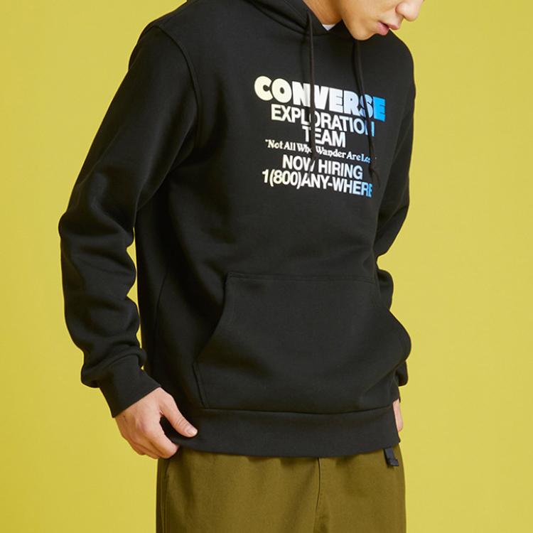 Converse Американская толстовка мужская Чернильно-черная 10021271-A01