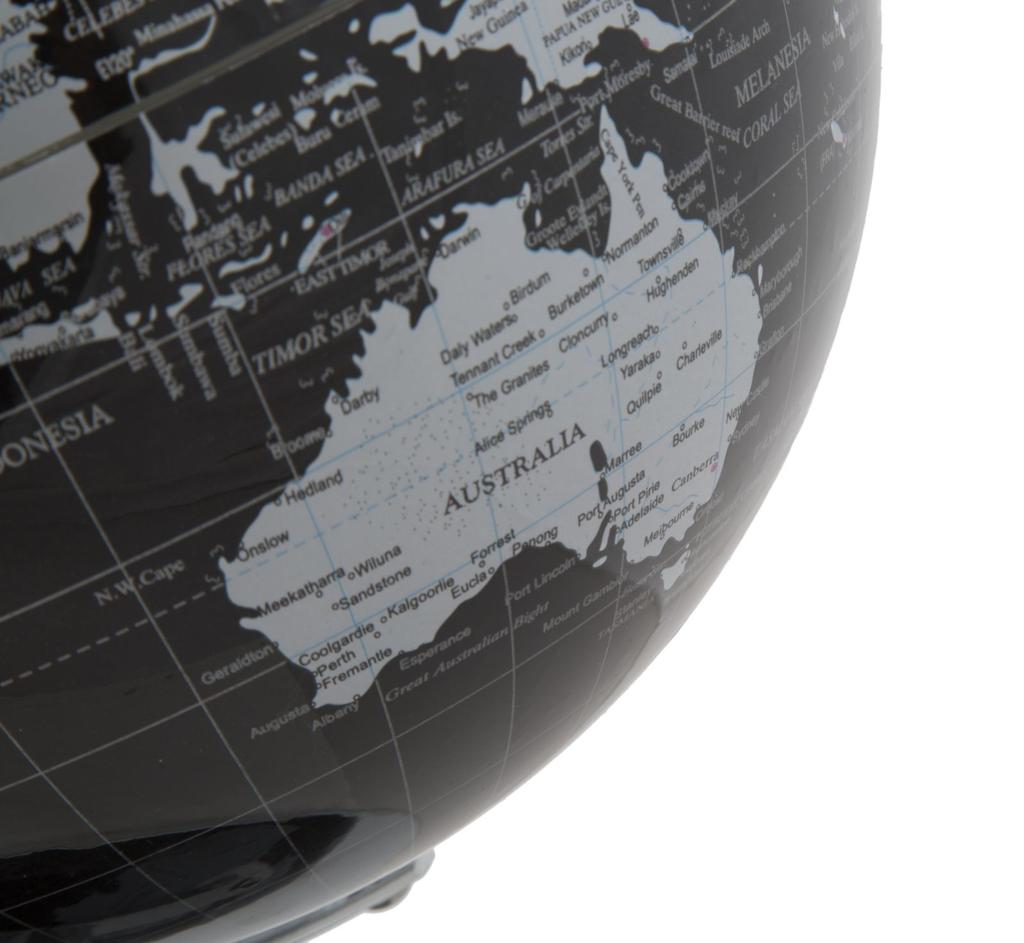 Глобус черный см Ø 25X34
