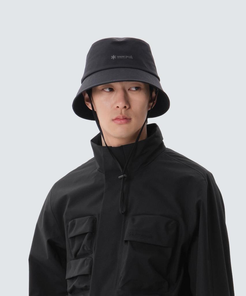 SNOWPEAK APPAREL Водонепроницаемая шляпа Pertex (S25Zutha02) черный