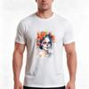 Dark Fantasy Witch Halloween Watercolor Style Tshirt Summer Casual Cotton Tee Oversized Streetwear Tops Unisex Unisex Unisex