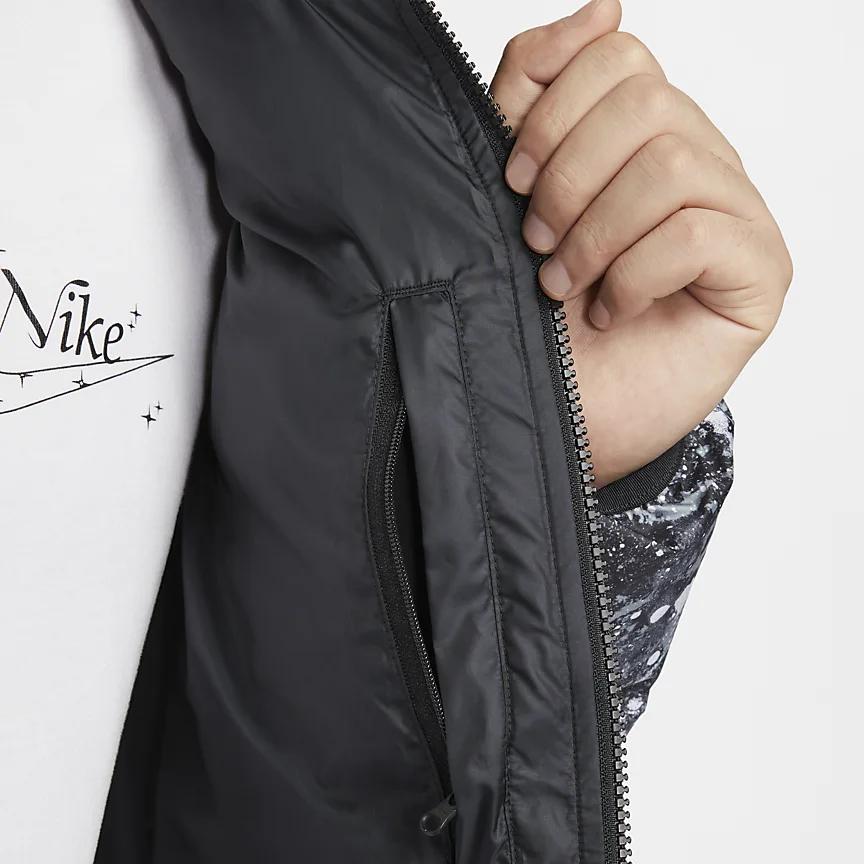 Nike Storm-FIT Windrunner модная удобная ветрозащитная водоотталкивающая куртка с капюшоном пуховик мужские куртки черные HQ4184-010