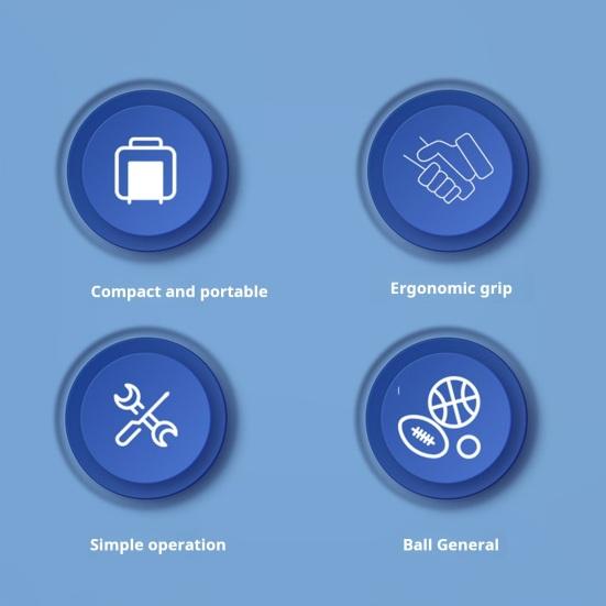 Насос для мячей Спортивный насос для мячей с иглами Насадка-удлинитель шланга Ручной воздушный насос Комплект для гимнастических мячей Волейбол Баскетбол Регби Шар