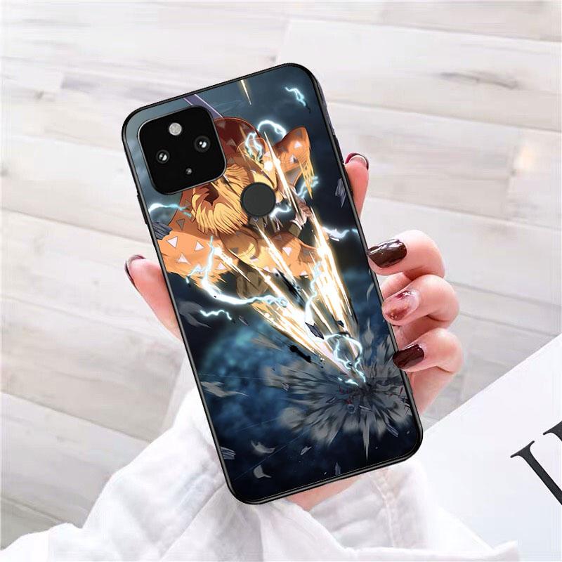 Чехол для телефона Demon Slayer Agatsuma Zenitsu Anime для Google Pixel 7 Pro 7 6A 6 Pro 5A 4A 3A Pixel 4 XL Pixel 5 6 4 3 XL 3A XL 2 XL