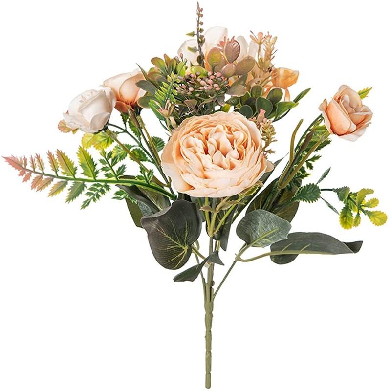 1/3pcs Silk Rose Artificial Flowers Wedding Home Room Festival Decoration Fake Flower Bouquet Craft Scrapbooking Wreath Supplies