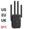 1200M WiFi Extender, Dual Band 5G/2.4G Signal Booster, Wireless Repeater for Home Router, US/EU Plug