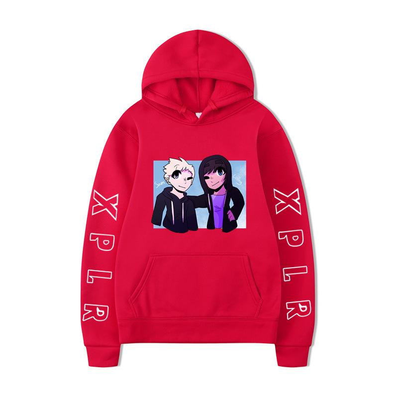 Sam And Colby2D Surrounding Fashion Casual Hooded Sweater