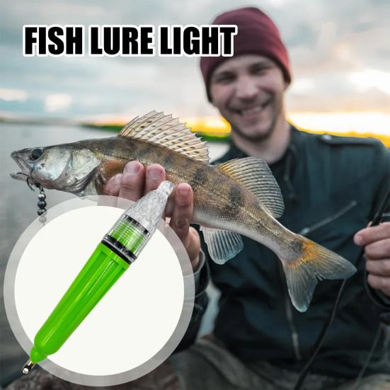 Светодиодная лампа для приманки для рыбалки, водонепроницаемая красочная лампа для приманки рыбы, погружной светильник с глубоким падением, подводная лампа для сбора рыбы, аксессуары для рыбалки