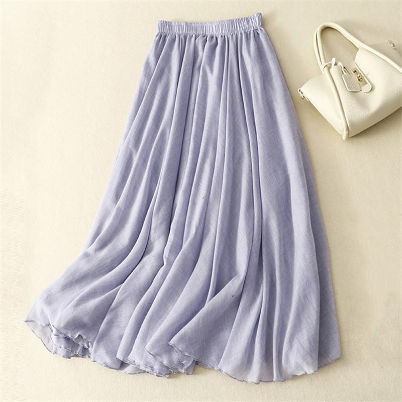 Tooxika, новая женская однотонная полуюбка, повседневная универсальная большая распашная юбка трапециевидной формы с эластичной резинкой на талии