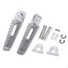 Motorcycle CNC Forefoot Rests Footrest Pedals 600 750 06 18 Silver