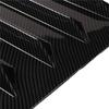 N61R-Rear Side Glass Louver Rear Triangle Window Shark Cheek Decoration Sticker Parts For VW VW Golf GOLF/R GTI MK6 2010-2014