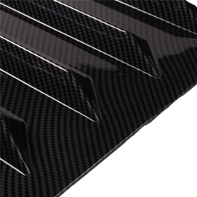 N61R-Rear Side Glass Louver Rear Triangle Window Shark Cheek Decoration Sticker Parts For VW VW Golf GOLF/R GTI MK6 2010-2014