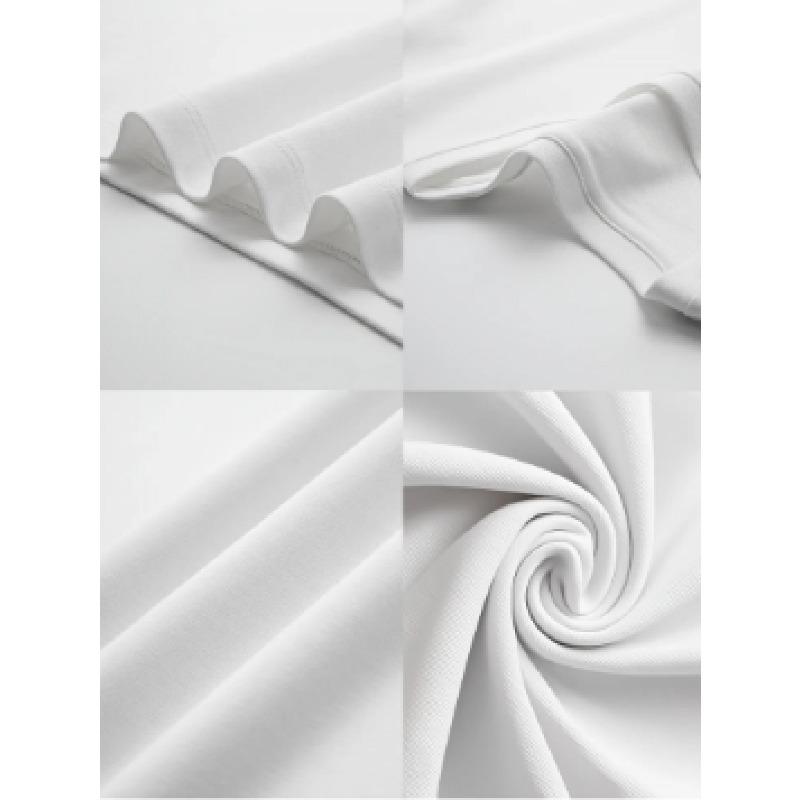 Европейские размеры Мужская белая футболка: """Пляжный клуб Гавайи" Тропический принт"""