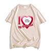 DIY I Love My Boyfriend Girlfriend T-shirt Short Sleeve Tee-shirt Customize Wholesale Dropshipping Tshirt Women