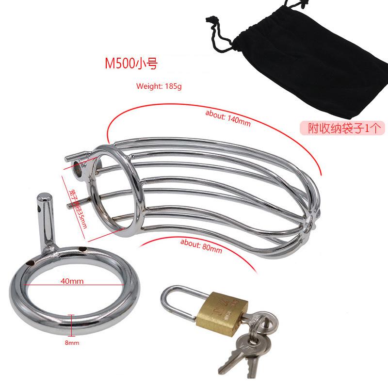 Металлическая клетка Пенис Замок целомудрия Замок целомудрия Очиститель долгосрочного ношения CB Секс-игрушки Секс-инструменты Клетка SM