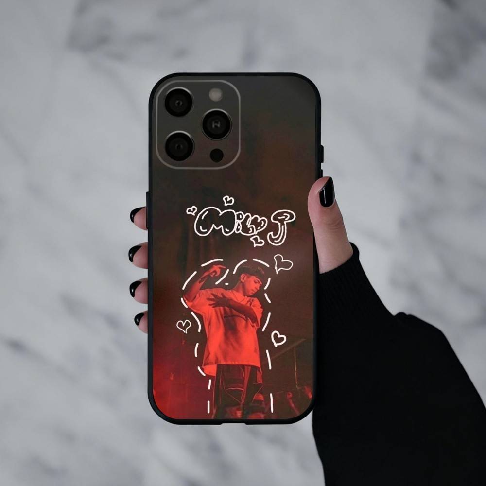 R-Рэпер S-Певец M-Майло J Чехол для телефона для iPhone 17pro, 16,15,14,13,12,11 X XR Plus, Другие Мягкий Черный Чехол