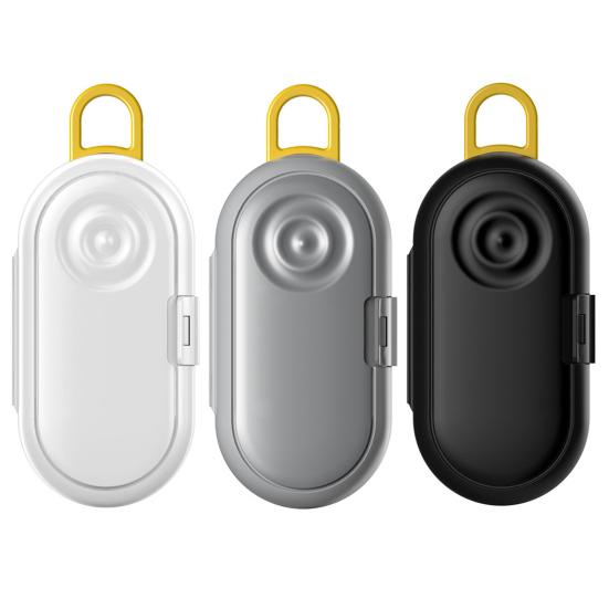 Mini Portable Pill Box Durable Construction 3 Grids Easy To Carry Multipurpose Tablet Medicine Organizer Earplugs Protector Case