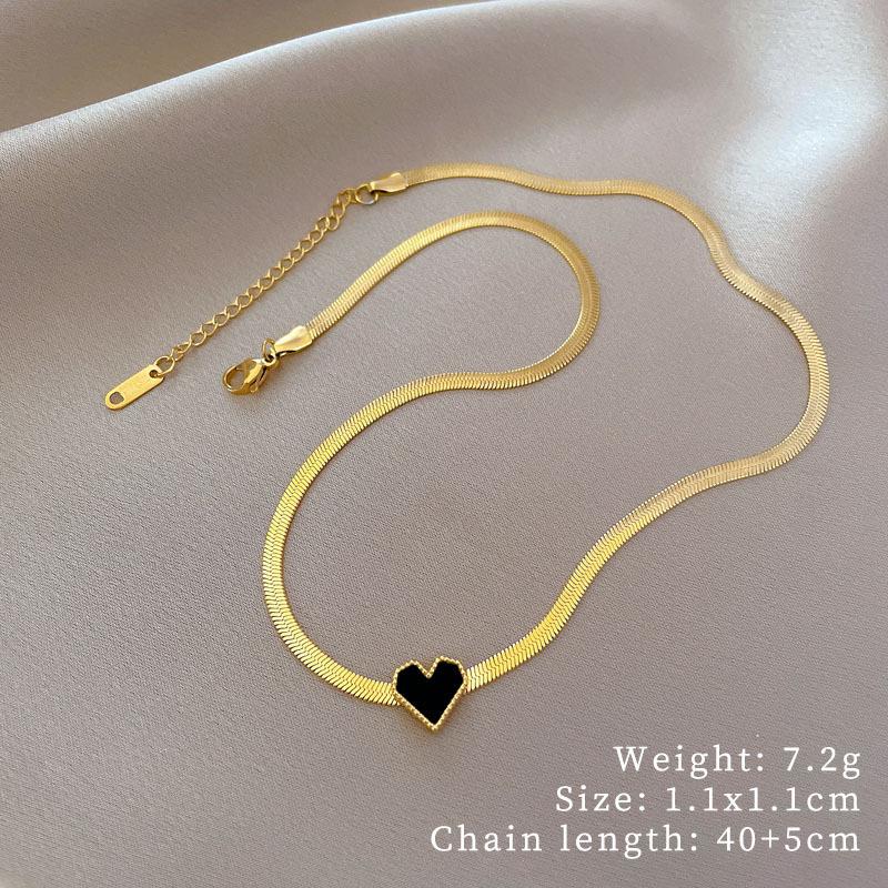 Real Gold Cold Necklace In The E-Commerce Good Goods Furnace, Women'S Collarbone Chain With Jewelry