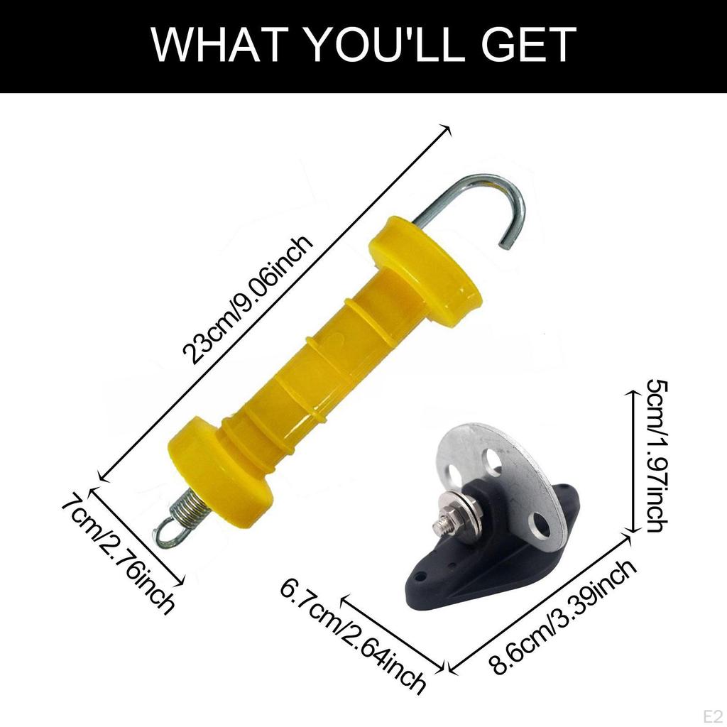 Комплект ручки и якоря для ворот электропастуха для простой установки в животноводческих зонах