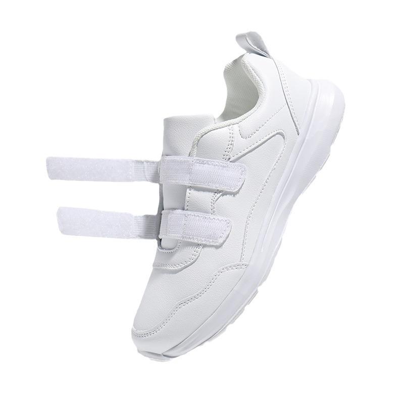 Студенческая спортивная обувь, маленькие белые туфли, мужская и женская одинаковая волшебная застежка, легкая парная спортивная школьная танцевальная обувь, кроссовки